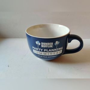 The Office Dunder Mifflin Party Planning Committee Blue Large Coffee Cup 24oz